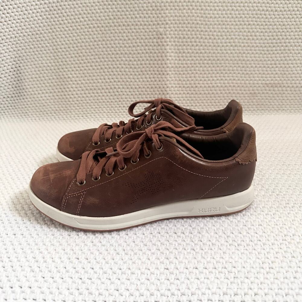Kuru Men's Roam Clove Brown Leather Classic Court Sneaker Gum Sole Heel Men 9.5 - Picture 6 of 11